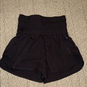FP Movement Black High Waist Athletic Shorts